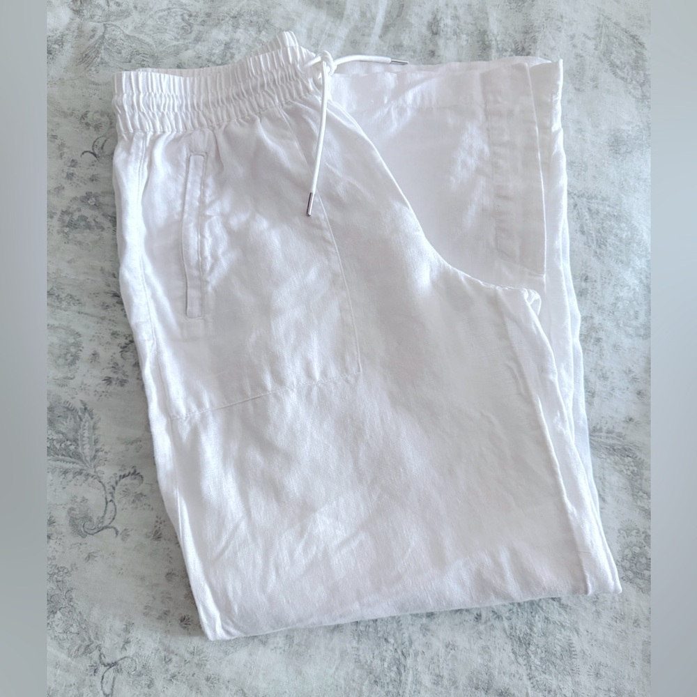 ATHLETA Retreat Wide Leg Linen Pants